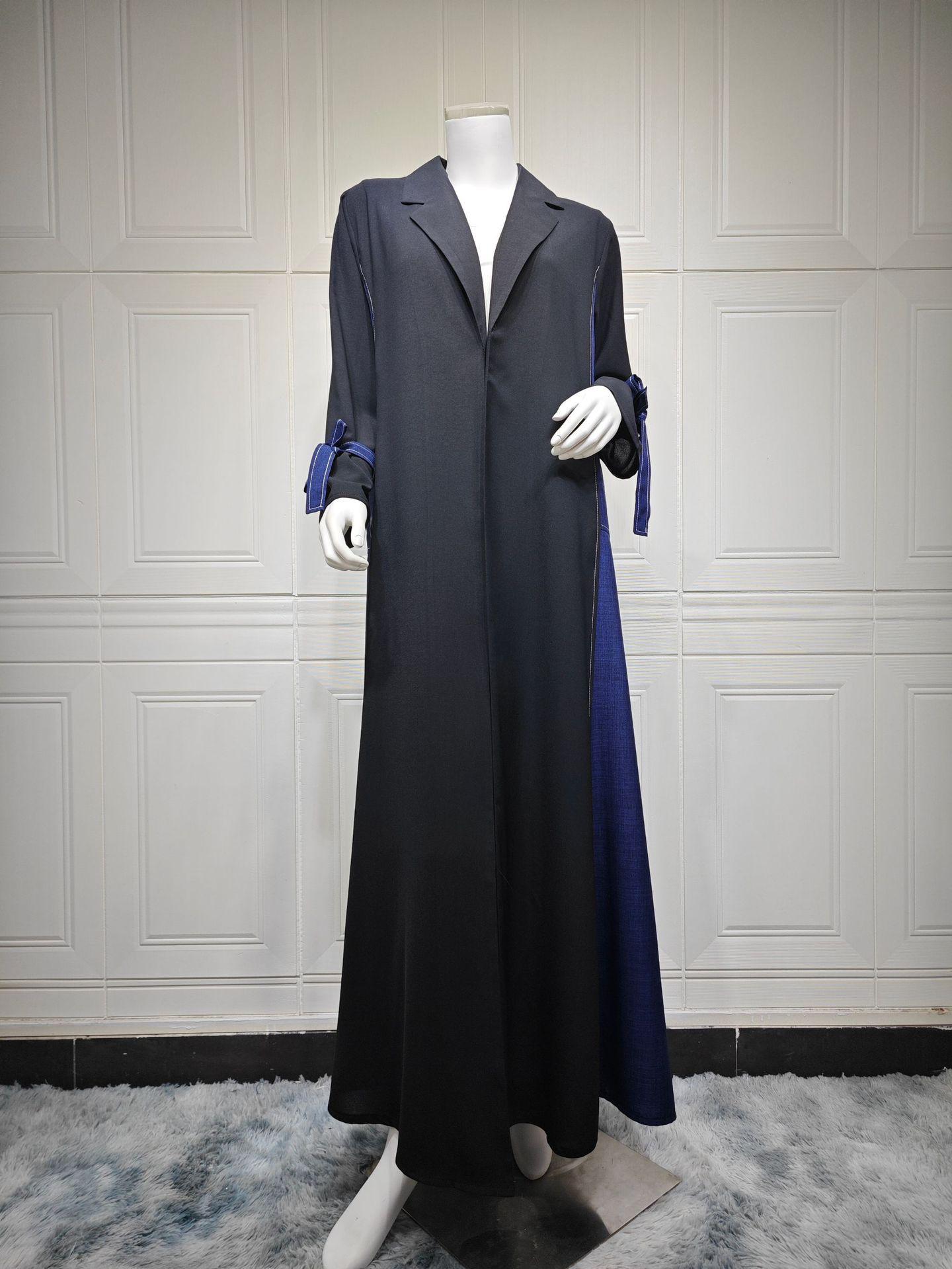 MQ168 Faux Denim Muslim Fashion Women s Cardigan Robe - Middle East Style M синій
MQ168 Faux Denim Muslim Fashion Women s Cardigan Robe - Middle East Style M синій