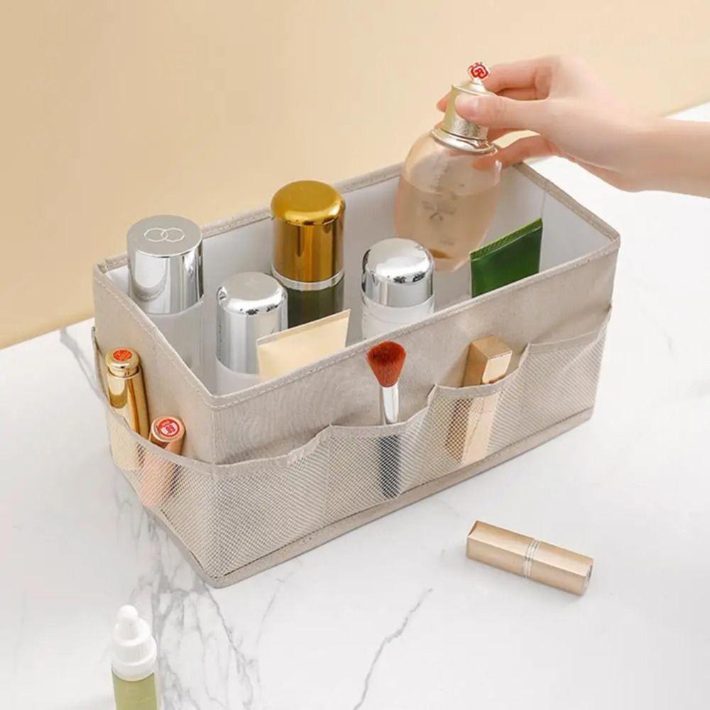 High Capacity Storage Organizer Foldable Makeup Brush Holder New Desktop Storage Box
High Capacity Storage Organizer Foldable Makeup Brush Holder New Desktop Storage Box
