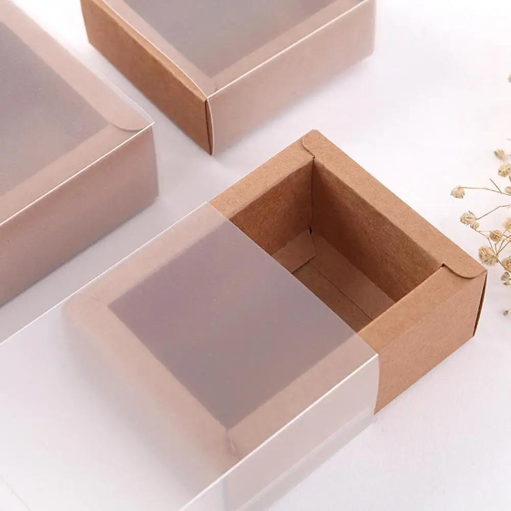 Delicate Transparent Cake Drawer Display Wedding Candy Kraft Paper Box Packing Box Gift Boxes Party Supplies 6.5x6.5x3cm коричневий
Delicate Transparent Cake Drawer Display Wedding Candy Kraft Paper Box Packing Box Gift Boxes Party Supplies 6.5x6.5x3cm коричневий