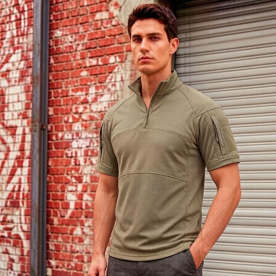 Зелена бавовняна трикотажна сорочка Polo Combat Tactical Shirt Тактичне спорядження XL
Зелена бавовняна трикотажна сорочка Polo Combat Tactical Shirt Тактичне спорядження XL