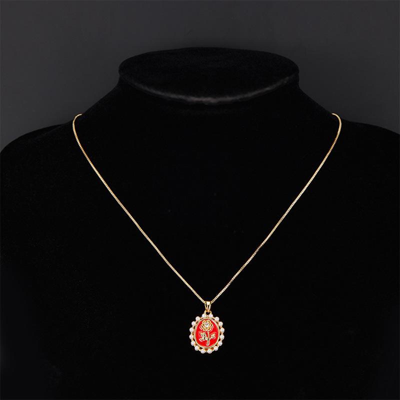 Xiulu Oval Rose Necklace Women S Retro Trend Personality Versatile Small Pearl Pendant Jewelry
Xiulu Oval Rose Necklace Women S Retro Trend Personality Versatile Small Pearl Pendant Jewelry