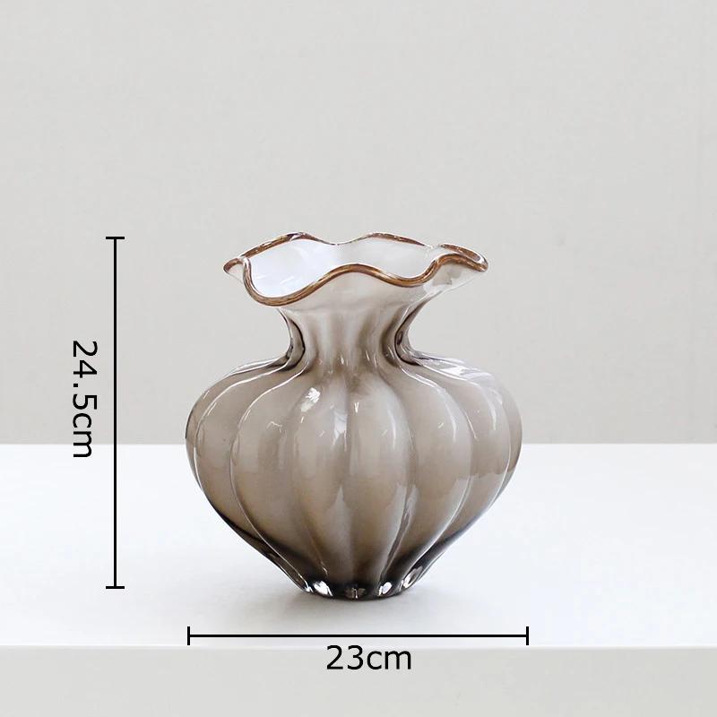 Floral Bud Glass Vase Hydroponics Plant Pot Table Decoration Flowers Arrangement Artificial Flower Vases Room Aesthetic Decor
Floral Bud Glass Vase Hydroponics Plant Pot Table Decoration Flowers Arrangement Artificial Flower Vases Room Aesthetic Decor
