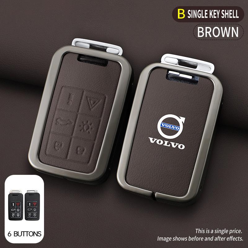 Zine Alloy Car Key Case Shell Cover Holder Keychain For Volvo S60 S80 V60 XC60 XC70 S60L S80L V40 XC90 Full Protection Accessory
Zine Alloy Car Key Case Shell Cover Holder Keychain For Volvo S60 S80 V60 XC60 XC70 S60L S80L V40 XC90 Full Protection Accessory