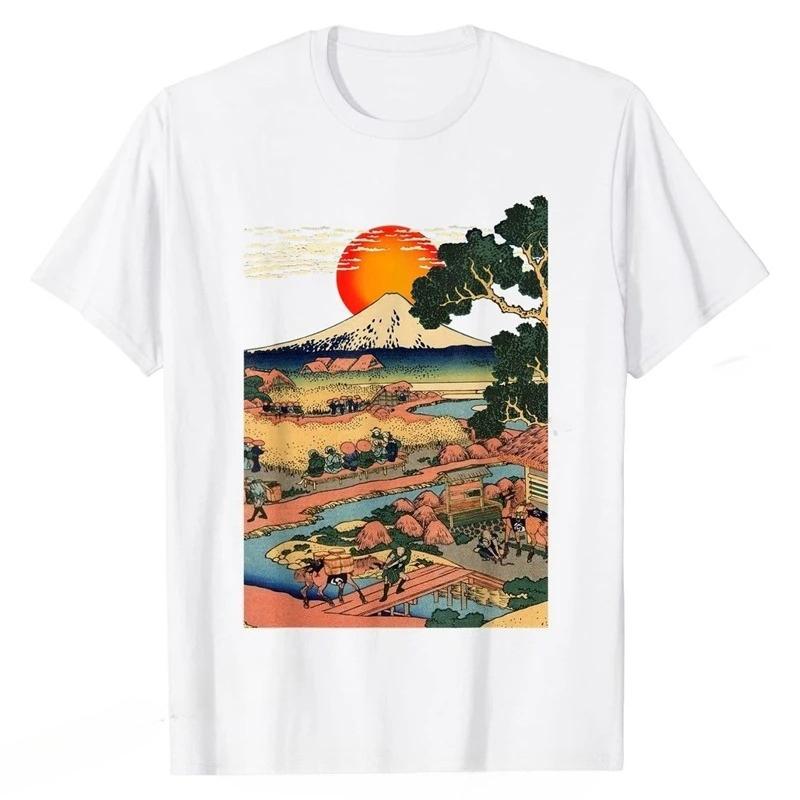 Edo Period Japanese Scenery Mount Fuji Sunset Ukiyoe Tshirt Printed Tshirt Fitness Top Womens Clothing Summer Streetwear 4XL
Edo Period Japanese Scenery Mount Fuji Sunset Ukiyoe Tshirt Printed Tshirt Fitness Top Womens Clothing Summer Streetwear 4XL