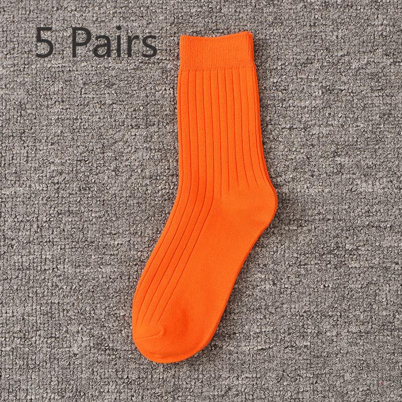 5 пар однотонных мужских хлопковых носков в вертикальную полоску, универсальные спортивные носки до середины голени 5 Pairs оранжевый
5 пар однотонных мужских хлопковых носков в вертикальную полоску, универсальные спортивные носки до середины голени 5 Pairs оранжевый