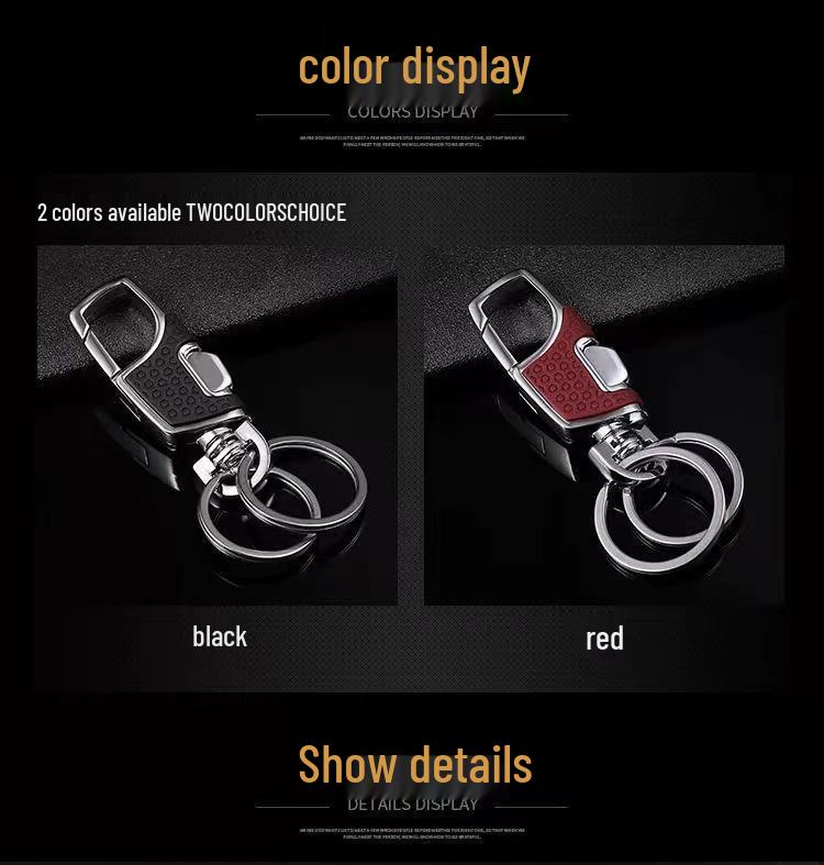 Premium Metal Keychain: One-Press Open, Creative Men s Anti-Lost Design with Genuine Leather Waist Hanger. коричневий
Premium Metal Keychain: One-Press Open, Creative Men s Anti-Lost Design with Genuine Leather Waist Hanger. коричневий
