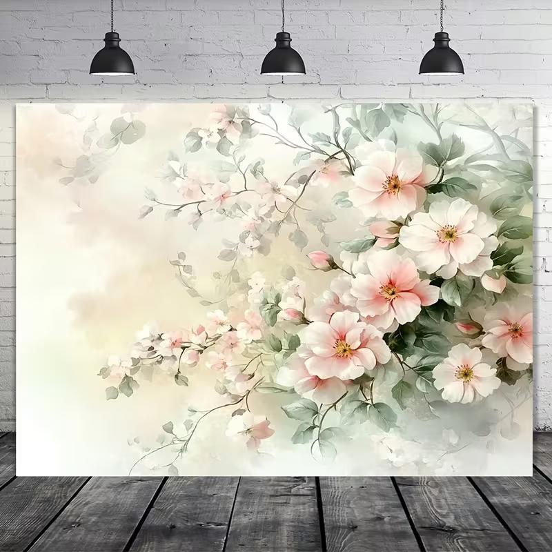 2D Pastel Pink Flower Backdrop Watercolor Floral Photo Studio Background 47.2x31.5inch/120*80cm
2D Pastel Pink Flower Backdrop Watercolor Floral Photo Studio Background 47.2x31.5inch/120*80cm