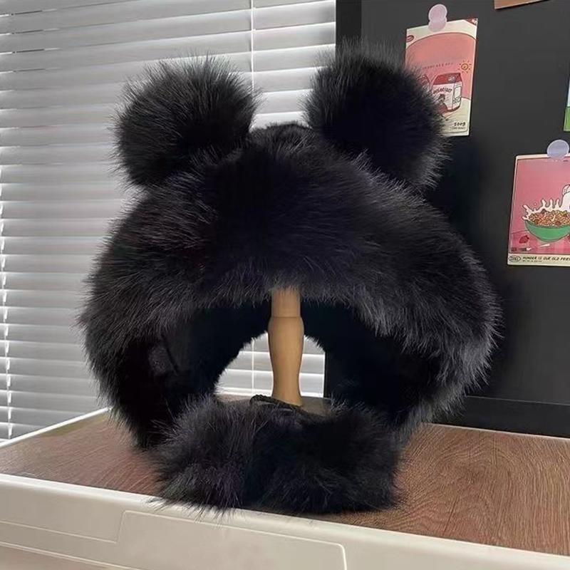 Ricygvm Fluffy Fur Ear Protection Cap For Women Winter Plush Fisherman Hat Windproof Warm Headgear Cute Bear Girl Earmuffs Caps One Size
Ricygvm Fluffy Fur Ear Protection Cap For Women Winter Plush Fisherman Hat Windproof Warm Headgear Cute Bear Girl Earmuffs Caps One Size