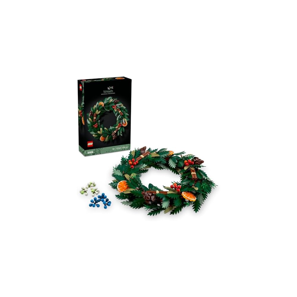 LEGO Botanical Christmas Wreath Toy Decorative Block for Men and Women Home Interior Fake Greenery 10340
LEGO Botanical Christmas Wreath Toy Decorative Block for Men and Women Home Interior Fake Greenery 10340