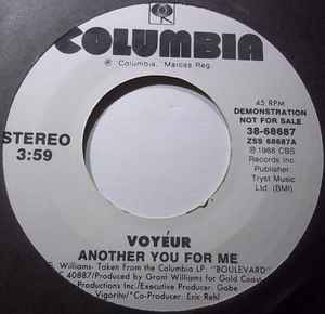7inch Record VOYÉUR - Another You For Me 3868687PROMO Columbia 1988 US Soul/Funk Used
7inch Record VOYÉUR - Another You For Me 3868687PROMO Columbia 1988 US Soul/Funk Used