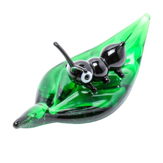 Mini Hand Blown Glass Insect Figurine Faux Crystal Ladybug Snail Bee Butterfly on Green Leaf Small Statue Collectible Animal Ornament for Home Decor E
Mini Hand Blown Glass Insect Figurine Faux Crystal Ladybug Snail Bee Butterfly on Green Leaf Small Statue Collectible Animal Ornament for Home Decor E
