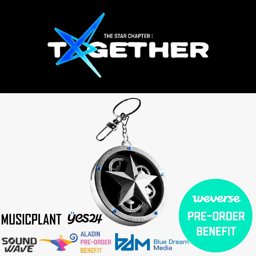 Pre-order TXT The Star Chapter: TOGETHER Album Star Keyring Ver. & SHOP POB Weverse POB
Pre-order TXT The Star Chapter: TOGETHER Album Star Keyring Ver. & SHOP POB Weverse POB