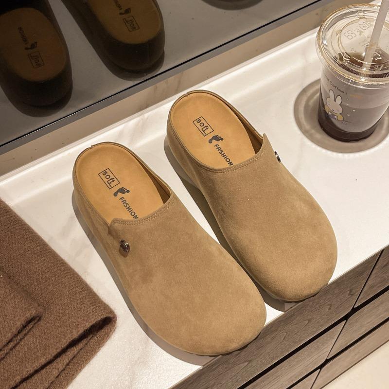 Ретро Баотоу женские весенние новые кожаные на толстой подошве нескользящие ленивые полушлепанцы на один педаль для носки на улице 40 хаки
Ретро Баотоу женские весенние новые кожаные на толстой подошве нескользящие ленивые полушлепанцы на один педаль для носки на улице 40 хаки