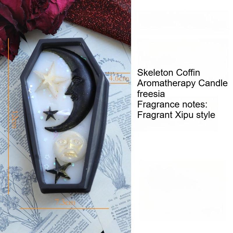 Halloween Skeleton Coffin Candles Ghost House Decoration Candles Atmosphere Home Aromatherapy Candles
Halloween Skeleton Coffin Candles Ghost House Decoration Candles Atmosphere Home Aromatherapy Candles