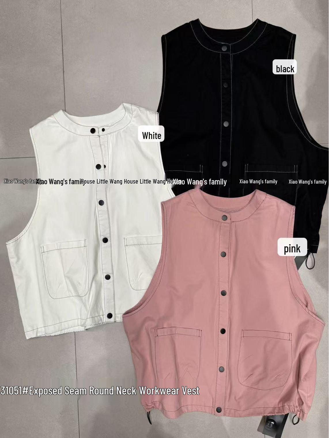 Xiao Wang s 31051 Spring Korean Loose Plus Size Casual Layered Vest One Size чорний
Xiao Wang s 31051 Spring Korean Loose Plus Size Casual Layered Vest One Size чорний