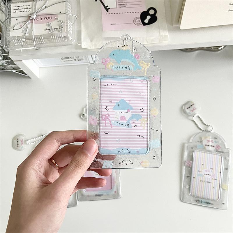 New Photocard Holder Cute 3 Inch PVC Girl Card Holder Storage Card Display Protective Pendant Idol Photo Card Organizer
New Photocard Holder Cute 3 Inch PVC Girl Card Holder Storage Card Display Protective Pendant Idol Photo Card Organizer