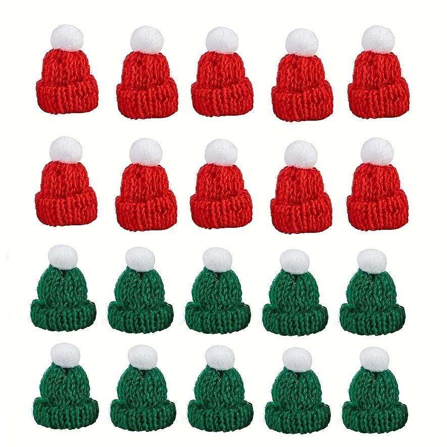 20pcs Mini Christmas Hat Pompoms - Red & White Design with Green Accents, Perfect for DIY Crafts, Christmas Tree Decorations as shown
20pcs Mini Christmas Hat Pompoms - Red & White Design with Green Accents, Perfect for DIY Crafts, Christmas Tree Decorations as shown