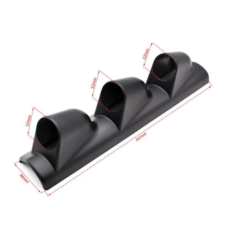 Universal 52mm Car Gauge Pod Universal Black/Carbon Three Hole Car Meters Holder A-Pillar Pod Triple Gauge Holder
Universal 52mm Car Gauge Pod Universal Black/Carbon Three Hole Car Meters Holder A-Pillar Pod Triple Gauge Holder