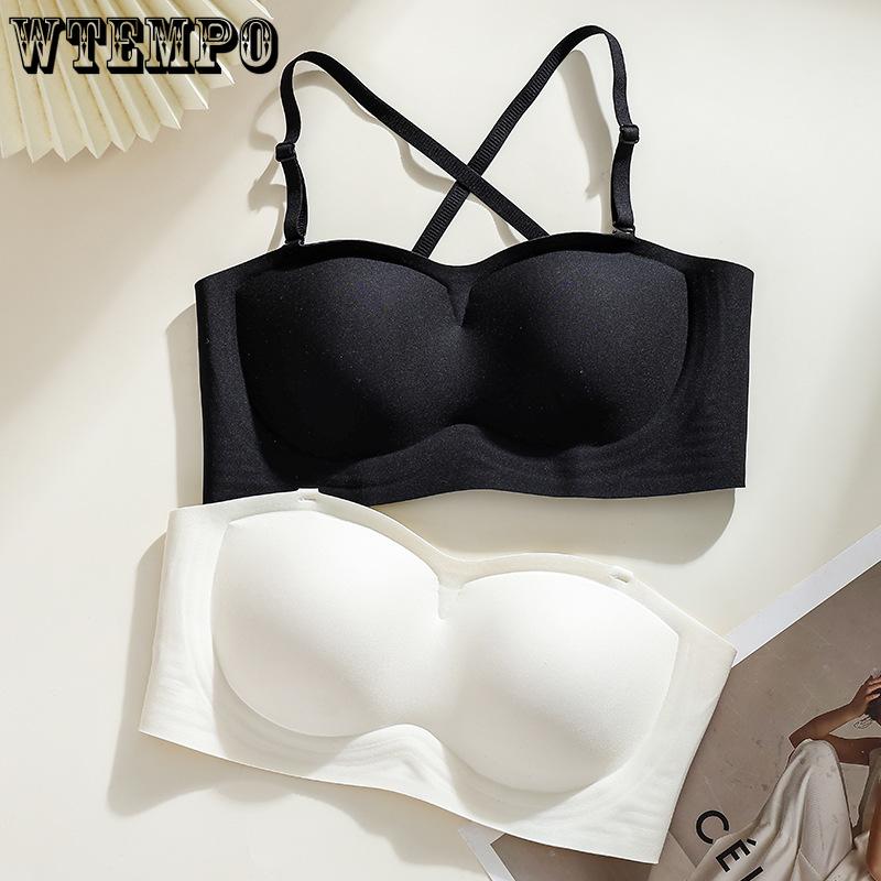 U-shaped Backless Bra for Women Gathered Together Strapless Bra Seamless Sexy Beautiful Back Anti Slip Chest Wrapped Bra S білий
U-shaped Backless Bra for Women Gathered Together Strapless Bra Seamless Sexy Beautiful Back Anti Slip Chest Wrapped Bra S білий