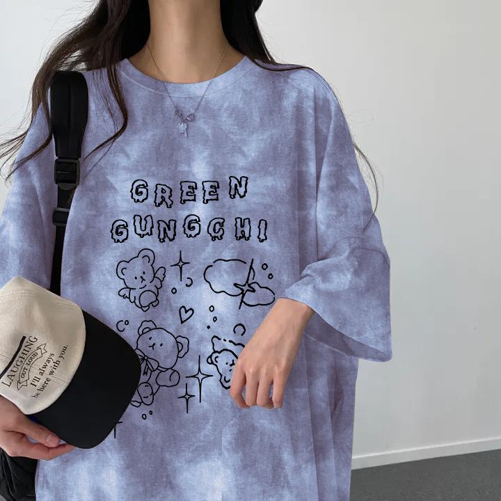 Korean Style Tie-Dye Loose Mid-Length Short-Sleeve T-Shirt Dress for Women - 2024 Summer Fashion. Large сірий колір
Korean Style Tie-Dye Loose Mid-Length Short-Sleeve T-Shirt Dress for Women - 2024 Summer Fashion. Large сірий колір