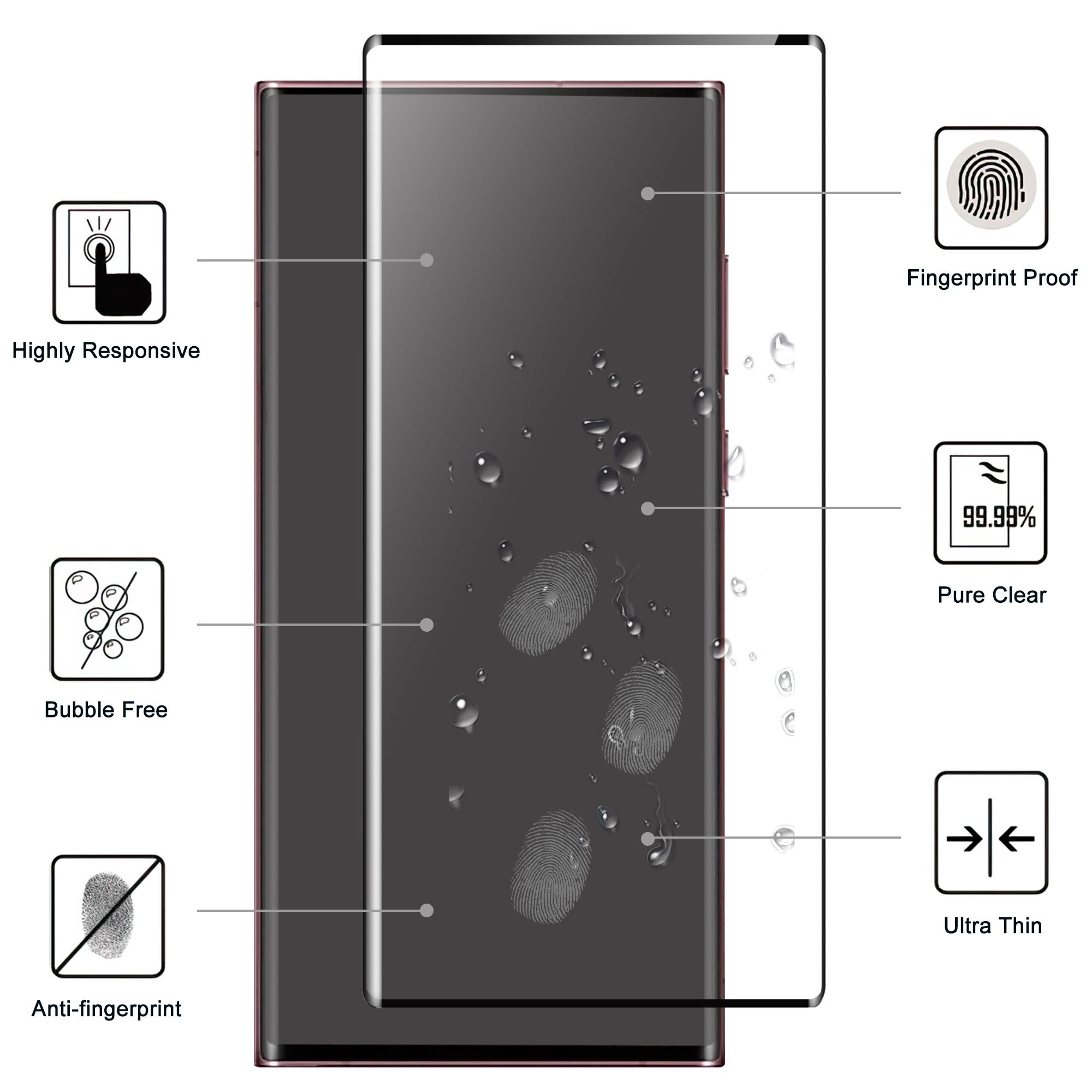 Anti-fingerprint Screen Protector For Samsung Galaxy S23 Ultra,3D Curved Side Glue Explosion-proof Tempered Glass Film Type A
Anti-fingerprint Screen Protector For Samsung Galaxy S23 Ultra,3D Curved Side Glue Explosion-proof Tempered Glass Film Type A