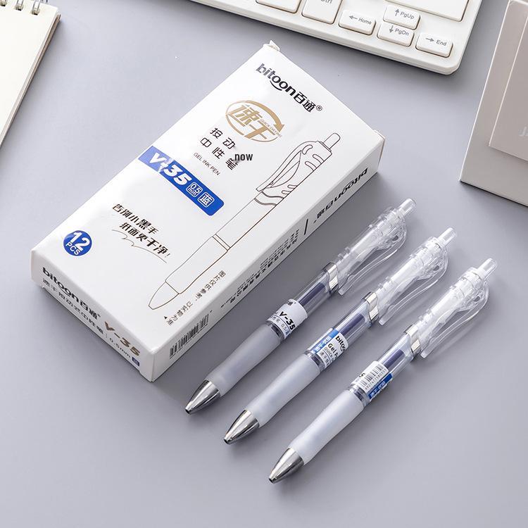 Baitong Large Capacity Click Ballpoint Pen with Blue, Black, Red Ink - 0.5mm for Office Signature 0.5mm синий
Baitong Large Capacity Click Ballpoint Pen with Blue, Black, Red Ink - 0.5mm for Office Signature 0.5mm синий
