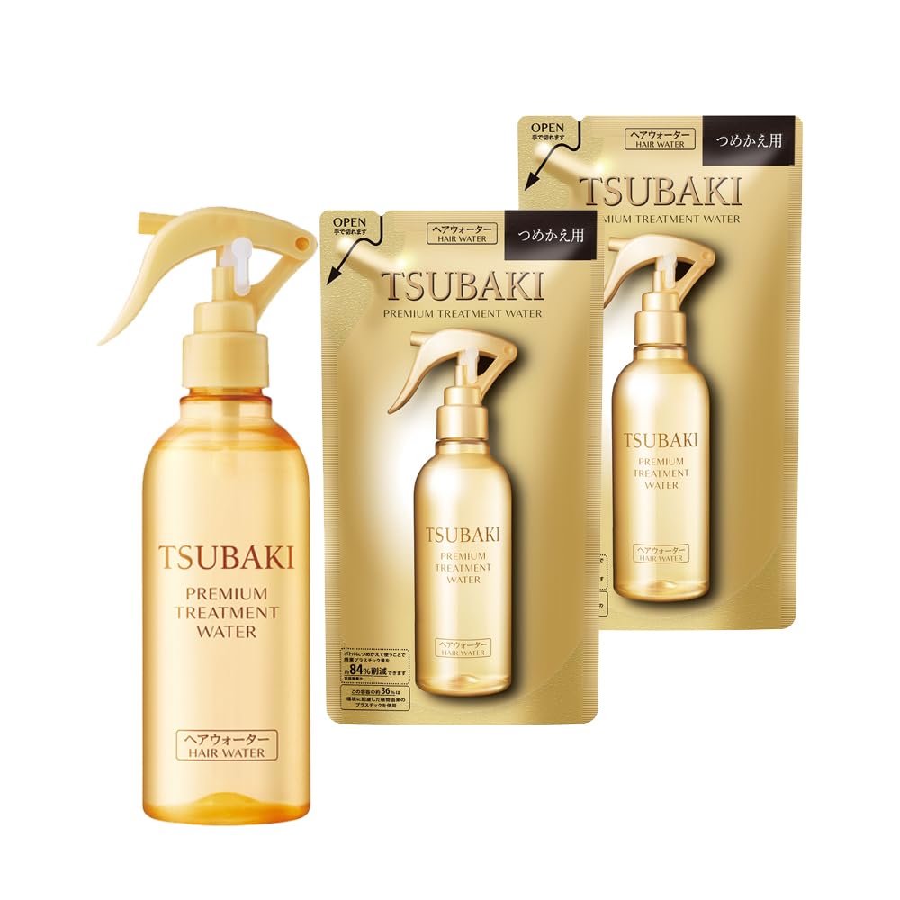 Bulk Purchase: Fine Today TSUBAKI Premium Treatment Water, 210ml Spray Bottle + 2 200ml Refills
Bulk Purchase: Fine Today TSUBAKI Premium Treatment Water, 210ml Spray Bottle + 2 200ml Refills