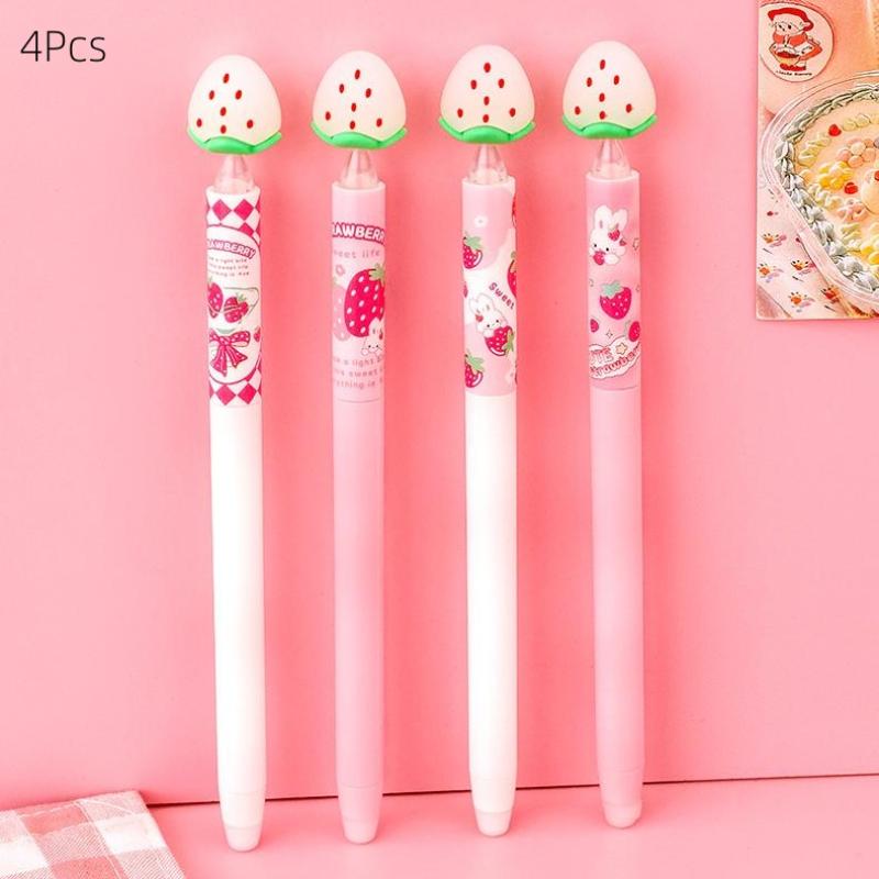 New 4/5Pcs Cute Strawberry Erasable Pen Light Absorption Changing Pen Light Absorption Color Changing Pen Office Supplies
New 4/5Pcs Cute Strawberry Erasable Pen Light Absorption Changing Pen Light Absorption Color Changing Pen Office Supplies