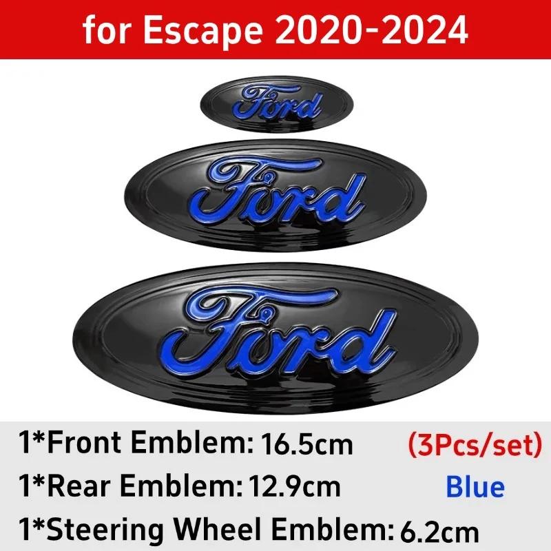 Car Sticker 3pcs Badge for Ford Taurus Equator Explorer Escape ST Kuga Mondeo Focus Edge Car Front Rear Logo Steering Wheel Cove
Car Sticker 3pcs Badge for Ford Taurus Equator Explorer Escape ST Kuga Mondeo Focus Edge Car Front Rear Logo Steering Wheel Cove