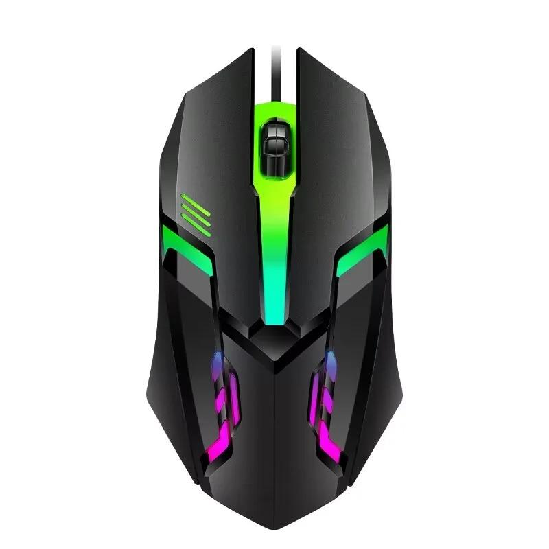 Проводная USB-мышь RGB Цветная мышь E-Sports Игровая мышь Проводные офисные мыши для ПК Настольного компьютера Ноутбука Компьютера Windows Ios