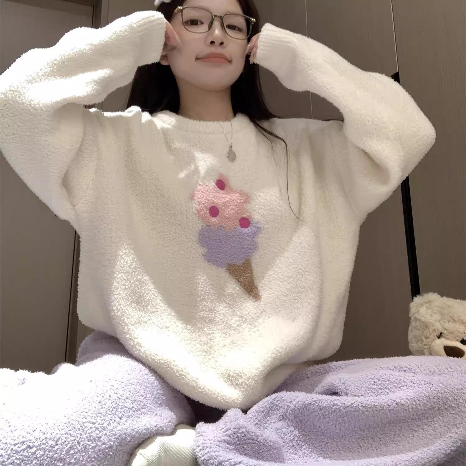 A Bao Xi Women s Winter Half Fleece Pajama Set - Plus Size Loose Fit 240g XL-2XL
A Bao Xi Women s Winter Half Fleece Pajama Set - Plus Size Loose Fit 240g XL-2XL