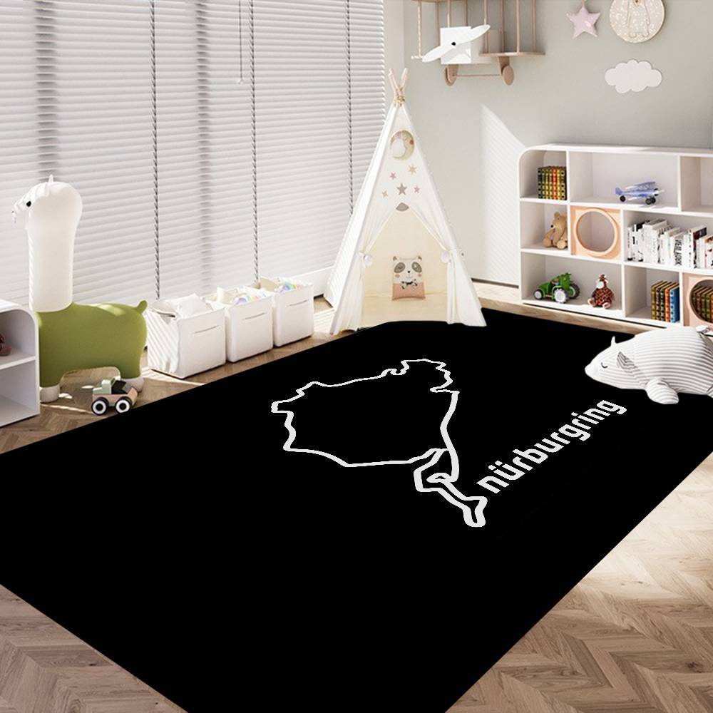 N Urburgring Race Track Area Rug Abstract Map Non-Slip Floor Carpet for Car Enthusiast Living Room Bedroom Playroom Decor Mat 40X60CM
N Urburgring Race Track Area Rug Abstract Map Non-Slip Floor Carpet for Car Enthusiast Living Room Bedroom Playroom Decor Mat 40X60CM