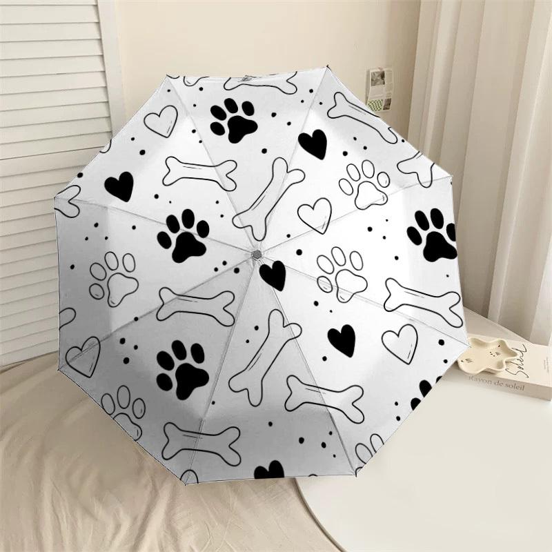 1PC bone paw print Automatic Open/Close Umbrella with Windproof, 8-Rib Sturdy Canopy, Durable Ribs, Fashionable Design1293A
1PC bone paw print Automatic Open/Close Umbrella with Windproof, 8-Rib Sturdy Canopy, Durable Ribs, Fashionable Design1293A