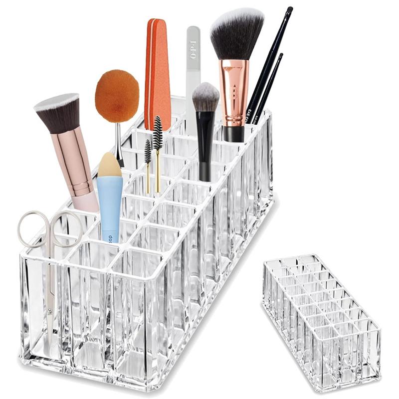 24 Slots Makeup Brush Organizer Acrylic Lipstick Organizer Cosmetic Storage Makeup Lipgloss Display Box Makeup Brushes Storage
24 Slots Makeup Brush Organizer Acrylic Lipstick Organizer Cosmetic Storage Makeup Lipgloss Display Box Makeup Brushes Storage