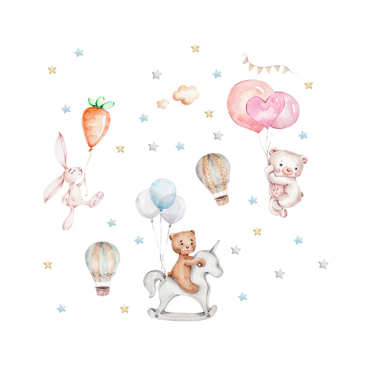 zsz1337-z 4Pcs/Set Cartoon Bear Wall Stickers Children Room Baby Bedroom Wall Decals Cute Decorative Stickers (No EN71 Certification) Type A
zsz1337-z 4Pcs/Set Cartoon Bear Wall Stickers Children Room Baby Bedroom Wall Decals Cute Decorative Stickers (No EN71 Certification) Type A