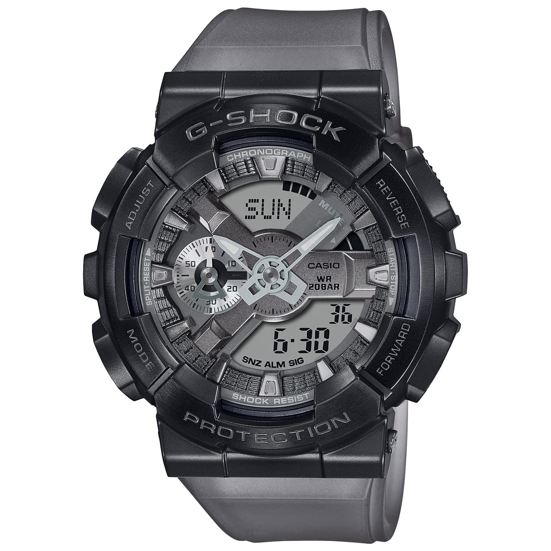 Casio Черные часы GM-110MF-1ADR,
Casio Черные часы GM-110MF-1ADR,