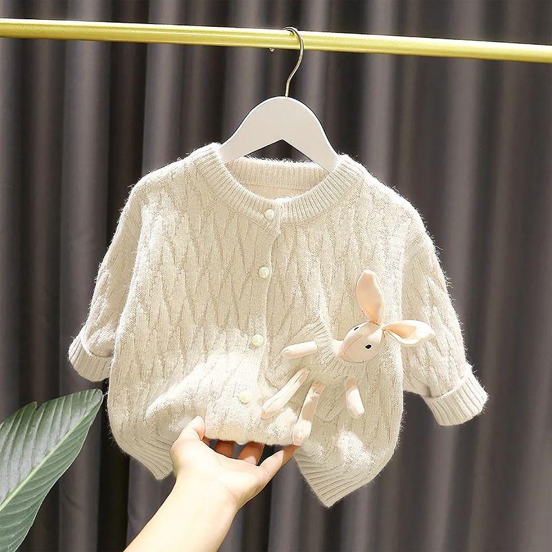 Девочки 3D Кролик Кардиган Свитер в Корейском Стиле - Детский Модный Трикотаж в Конфетных Цветах 90
Девочки 3D Кролик Кардиган Свитер в Корейском Стиле - Детский Модный Трикотаж в Конфетных Цветах 90