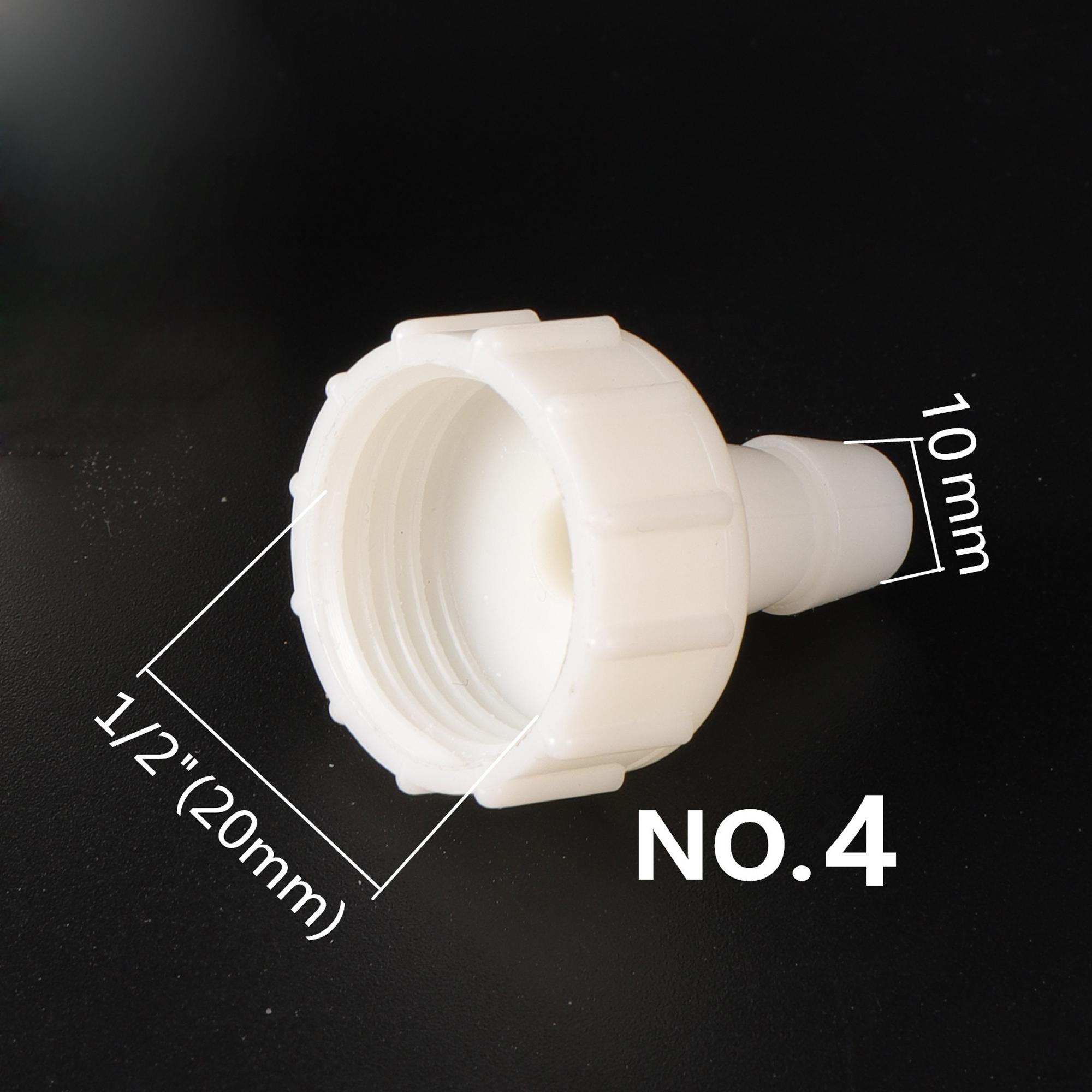 1/2 Female Thread To 4/6/8/10/12/14/16/20mm Barbed Straight Connector Garden Irrigation Water Supply Adapter Water Tank Fitting
1/2 Female Thread To 4/6/8/10/12/14/16/20mm Barbed Straight Connector Garden Irrigation Water Supply Adapter Water Tank Fitting