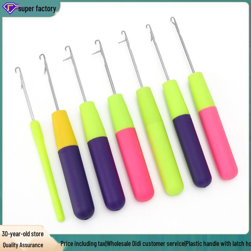 Wig & Dreadlock Crochet Weaving Tool for Hair Extensions and Repairs Purple Yellow Handle Max Width 5.7mm
Wig & Dreadlock Crochet Weaving Tool for Hair Extensions and Repairs Purple Yellow Handle Max Width 5.7mm