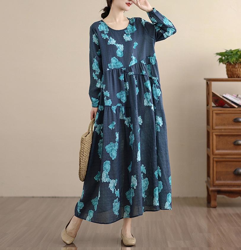 Сукня жіноча великого розміру з довгим рукавом, бавовняна, вінтажна, квіткова, новинка, повсякденна, вільна, весняна, літня, осіння
Сукня жіноча великого розміру з довгим рукавом, бавовняна, вінтажна, квіткова, новинка, повсякденна, вільна, весняна, літня, осіння