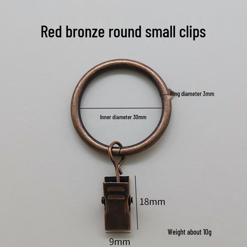 Roman Curtain Ring Clips - Iron Curtain Hanging Accessories
Roman Curtain Ring Clips - Iron Curtain Hanging Accessories