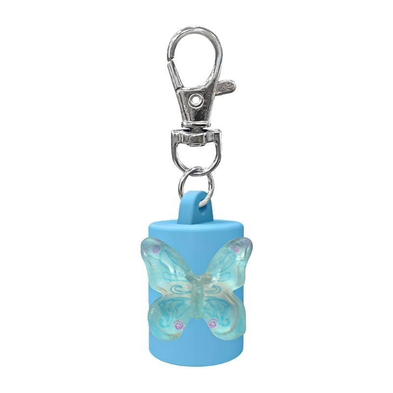 Stylish Clear Plastic Butterfly Shaped Keyring And Lip Balm Case Portable Cosmetic Organiser For Daily Use синій
Stylish Clear Plastic Butterfly Shaped Keyring And Lip Balm Case Portable Cosmetic Organiser For Daily Use синій