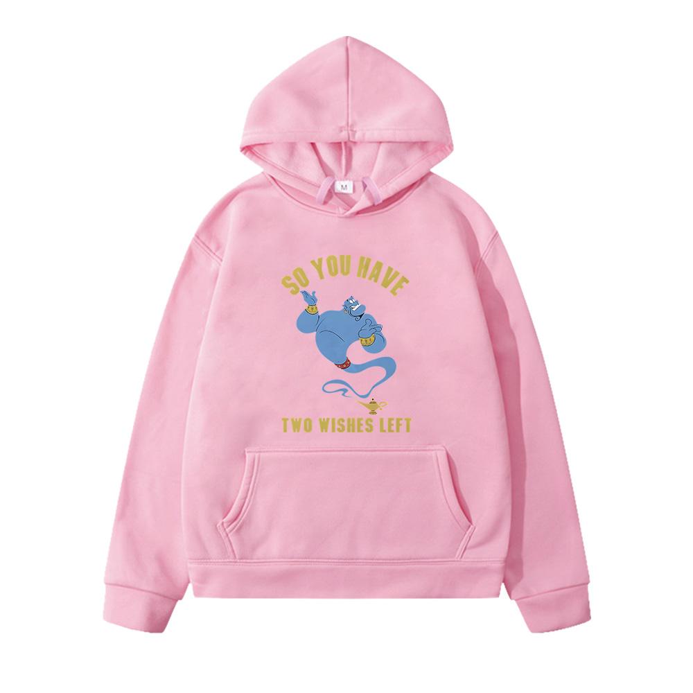 So You Have Two Wishes Left Cartoon Patterns Kids Hoodies Aladdin Genie Blue Children Pullovers Boys Girls Creative Tops Clothes 130 розовый
So You Have Two Wishes Left Cartoon Patterns Kids Hoodies Aladdin Genie Blue Children Pullovers Boys Girls Creative Tops Clothes 130 розовый