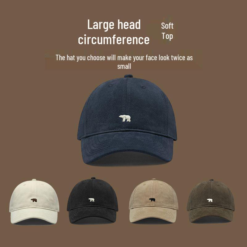Polar Bear Duckbill Sunshade Cap: Fashionable, Versatile, Soft, and Flattering for Larger Head Circumferences. Adjustable темно-синього кольору
Polar Bear Duckbill Sunshade Cap: Fashionable, Versatile, Soft, and Flattering for Larger Head Circumferences. Adjustable темно-синього кольору