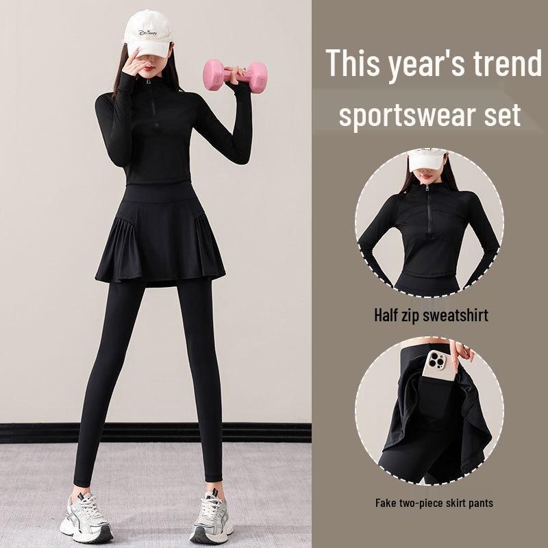 Women s Autumn/Winter 2025 Casual Tennis & Badminton Set with Long Sleeve Top, Yoga Skirt, and Pants. Small
Women s Autumn/Winter 2025 Casual Tennis & Badminton Set with Long Sleeve Top, Yoga Skirt, and Pants. Small