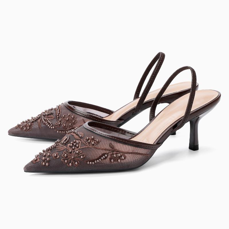 High heel spring new pointed embroidered mesh large size lace high heels women s stiletto sandals women 42 коричневий
High heel spring new pointed embroidered mesh large size lace high heels women s stiletto sandals women 42 коричневий