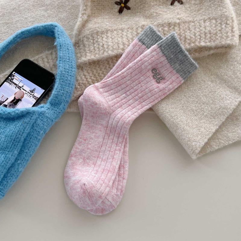 Winter Thick Wool Socks - Children s Mid-length Pile Socks with Color-blocking and Versatile Style 1 pair рожевий
Winter Thick Wool Socks - Children s Mid-length Pile Socks with Color-blocking and Versatile Style 1 pair рожевий