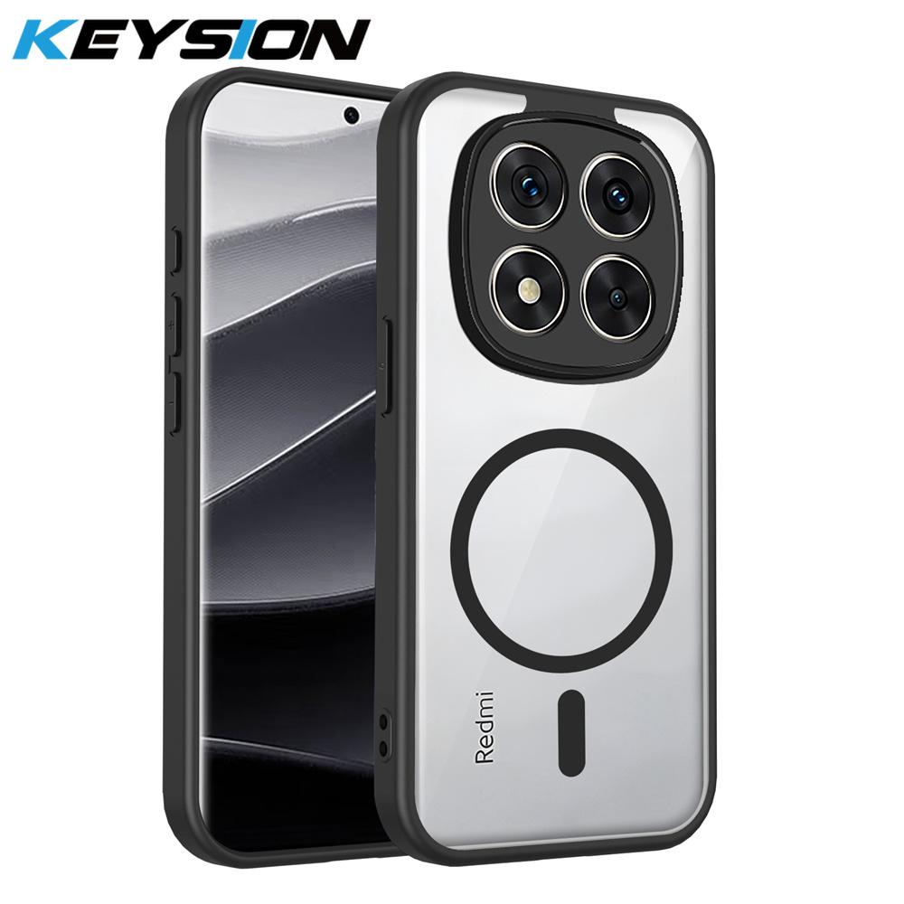 KEYSION Transparent Magnetic Phone Case for Redmi Note 14 Pro+ 5G 14 Pro 4G Silicone+PC HD Clear Shockproof Cover for Xiaomi POCO X7 for Redmi Note 14 Pro 4G чёрный
KEYSION Transparent Magnetic Phone Case for Redmi Note 14 Pro+ 5G 14 Pro 4G Silicone+PC HD Clear Shockproof Cover for Xiaomi POCO X7 for Redmi Note 14 Pro 4G чёрный