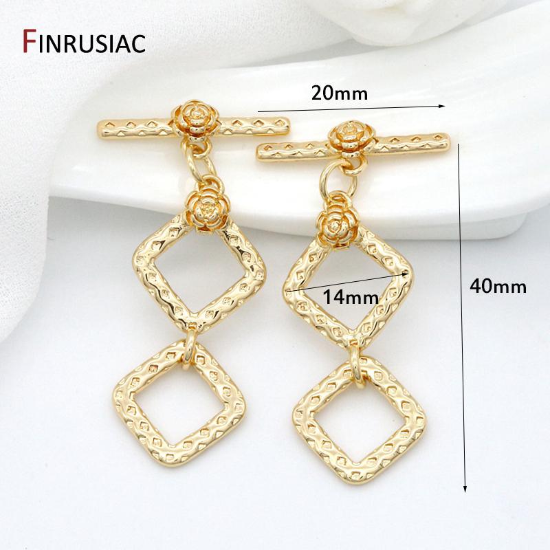 Jewellery Making Supplies DIY Necklace Bracelet Toggle Clasps Accessories 14K Gold Plated OT Clasp Hooks Jewelry Components 1 set
Jewellery Making Supplies DIY Necklace Bracelet Toggle Clasps Accessories 14K Gold Plated OT Clasp Hooks Jewelry Components 1 set