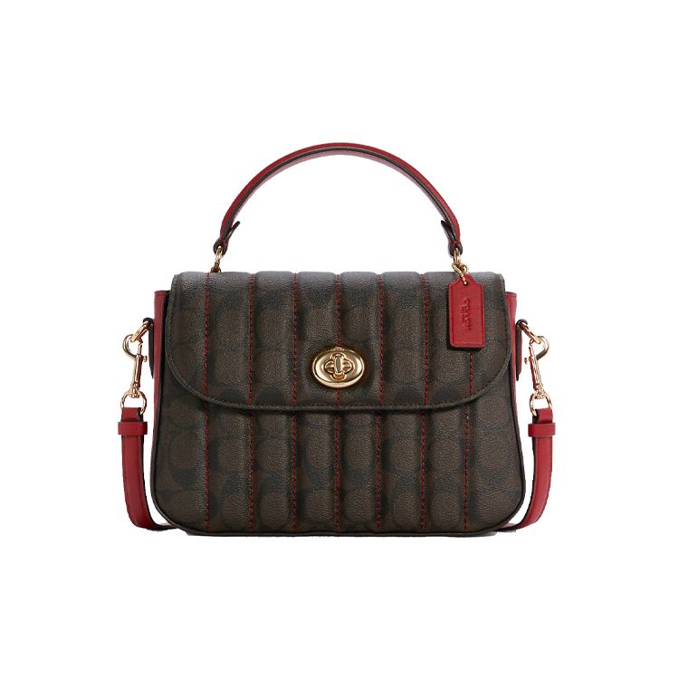 Coach Marlie 24 Classic Monogram Flap Canvas Leather Cambridge Tote Bag Medium Women tote bags Brown Red C5645-IMRVQ Basic Set (Bag+Dust Bag)
Coach Marlie 24 Classic Monogram Flap Canvas Leather Cambridge Tote Bag Medium Women tote bags Brown Red C5645-IMRVQ Basic Set (Bag+Dust Bag)